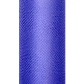 Party Deco Koristeellinen tylli, tummansininen - 30 cm x 9 m