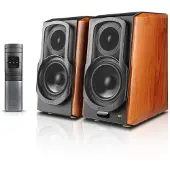 Edifier S1000W -aktiivikaiuttimet, Bluetooth 5.2, puu/musta