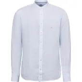 Fynch&Hatton 15046168 Linen Fine Stripe Pitkähihainen Kauluspaita
