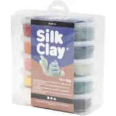 Silk Clay 10x40 g murretut värit muovailumassa