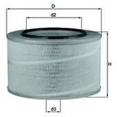 MAHLE ORIGINAL Ilmansuodatin LX 507