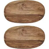 House Doctor - Wood Tarjotin 33x19 cm 2 kpl Puu