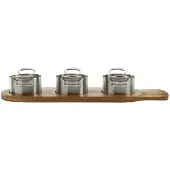 Samuel Groves - Serveware Minipatasarja 9 cm 3 osaa Teräs
