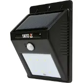 YATO Aurinkokäyttöinen lamppu YT-81856; LED; Seinäkiinnitin