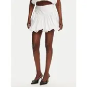 Bardot Lissett Poplin Mini Skirt - White - 36