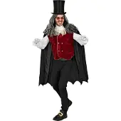 Widmann VAMPIRE (paita liivin ja jabotin kanssa, viitta kauluksella)