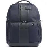 Piquadro Brief Yritysreppu RFID-suoja 42.5 cm Kannettavan tietokoneen taskun syvyys Sininen