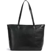 The Chesterfield Brand Ferrera Shopperit Nahka 38 cm Kannettavan tietokoneen taskun syvyys Musta