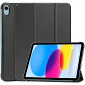 SKALO iPad 10.9 (2022) Trifold Suojakotelo - Musta