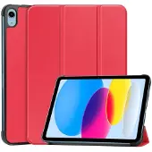 SKALO iPad 10.9 (2022) Trifold Suojakotelo - Punainen