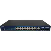 ALLNET ALL-SG8428V2PM, Hallittu, L2, Gigabit Ethernet (10/100/1000), Täysin kaksipuolinen, Power over Ethernet -tuki, Telineasennus