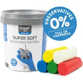 Creall Supersoft Clay 5 colours 450gr.