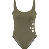 Elbsand Uimapuku oliivi / valkoinen