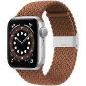 CaseOnline Punottu elastinen rannekoru Apple watch 6 (40mm) - ruskea