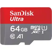 SanDisk – 64GB Ultra microSDXC 140MBs+Adapt 2Pack (SDSQUAB-064G-GN6MT)
