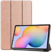 SKALO Samsung Tab S6 Lite Trifold Suojakotelo - Ruusukulta
