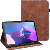 SKALO Lenovo Tab P11 Gen 2 Mandala Suojakotelo - Ruskea