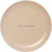 Vondels - Autumn Elegance Lautanen Rise & shine 22 cm Ecru