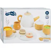 Small Foot Wooden Tea Set with Cookies lelusetti puinen 3 y+ 17 kpl
