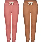 Minymo Basic 37 -Sweat Pant (2-Pack) - Pink - 140