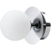 Globen Lighting Art Deco IP44 seinävalaisin/kattovalaisin Kromi-Valkoinen