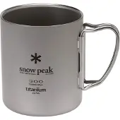 Snow Peak Titanium Double Walled Mug - 300ml