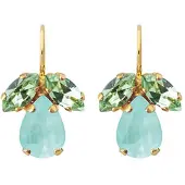 Caroline Svedbom Timo Earrings Gold - Blue - ONE SIZE