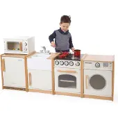 Tidlo Educational Wooden Toy Microwave
