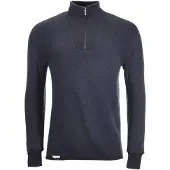 Woolpower Zip Turtleneck 400 Dark Navy - XS