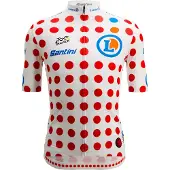 Santini Tour De France Polka Dot 2025 Lyhythihainen Pyöräilypaita