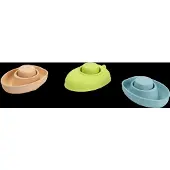 PlanToys Kylpylelut - Luonnonkumi - Pikavene/Sukellusvene - Past - - OneSize - Kylpylelut