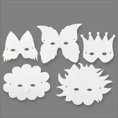 Creativ Company Fantasy masks Valkoinen 5pcs.