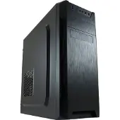 LC-Power 7040B, Midi Tower, PC, Musta, ATX, mikro ATX, Mini-ITX, Metalli, Muovi, 14,5 cm (LC-7040B-ON)