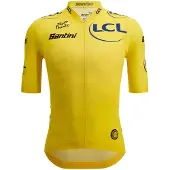 Santini Tour De France Official Yellow 2025 Lyhythihainen Pyöräilypaita