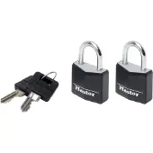 Master Lock Lukko 9130EURTBLK; 30 mm; 2 kpl.