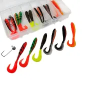 Jasu Kokko 9 cm 18 kpl + jigipäät jigilajitelma
