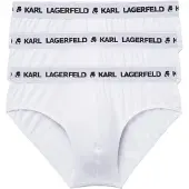 Karl Lagerfeld Bokserishortsit musta / valkoinen