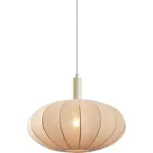 QAZQA Japandi-riippuvalaisin beige kangasvarjostimella - Bida
