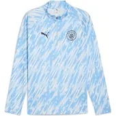 Puma Manchester City Fc 25/26 Ennen Ottelua Collegepaita Puolivetoketjulla