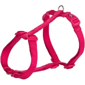 Trixie Premium H-harness S-M: 42-60 cm/15 mm fuchsia