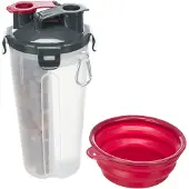Trixie Trixie-ruoka- ja vesisäiliö 2x 350ml, Ø11x K23cm