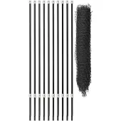Trixie Mobile dog fence, 15 m, black