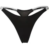 Calvin Klein Underwear Stringit harmaa / musta / valkoinen