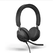Jabra Evolve2 40 SE MS, kuulokemikrofoni, USB-C, musta