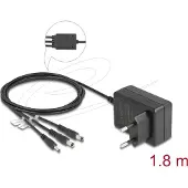 DeLOCK – External Power Supply 5.0V / 2.0A / 10.0W DC 3.5 x 1.35mm, DC 5.5 x 2.1mm, DC 5.5 x 2.5mm (41466)
