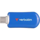 Verbatim – Plectra USB-C Flash Drive Blue 128GB (30233)