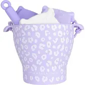 Swim Essentials Rantasetti 5 Osaa Silikoni, Purple Leopard