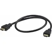Aten – 0.6M HDMI 2.0 Cable M/M 30AWG, black (2L-7DA6H)