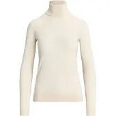 Ralph Lauren Silk-Blend Turtleneck Sweater - Cream - XL
