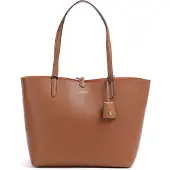 Ralph Lauren for woman. 431795329002 Reversible Tote Medium brown reversible bag -28x40,6x12,7cm (OSFA), Casual, Polyurethane